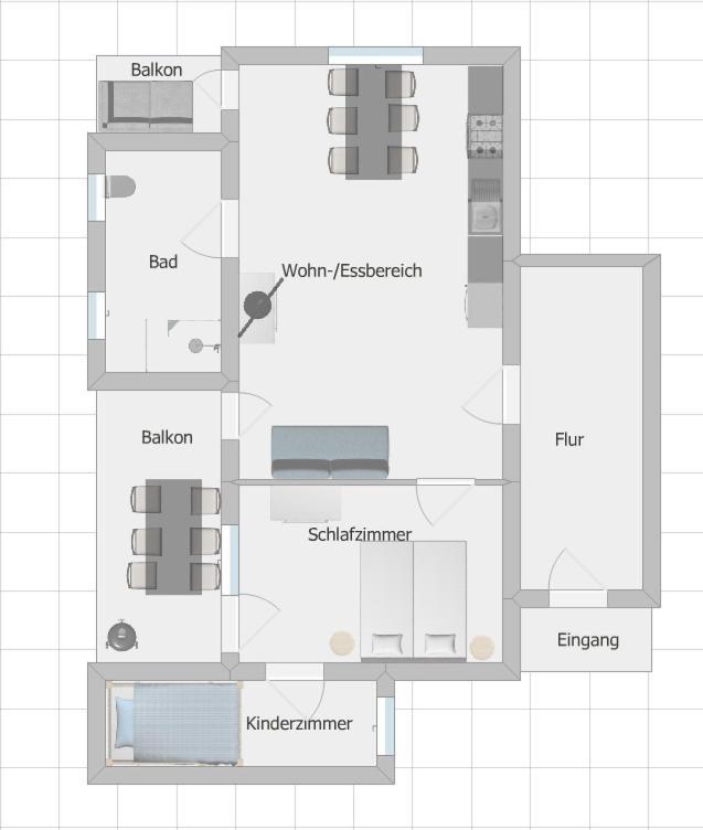 Fewo Winter In Der Villa Waldrand Mit Zwei Balkonen Bad Wünnenberg Eksteriør billede